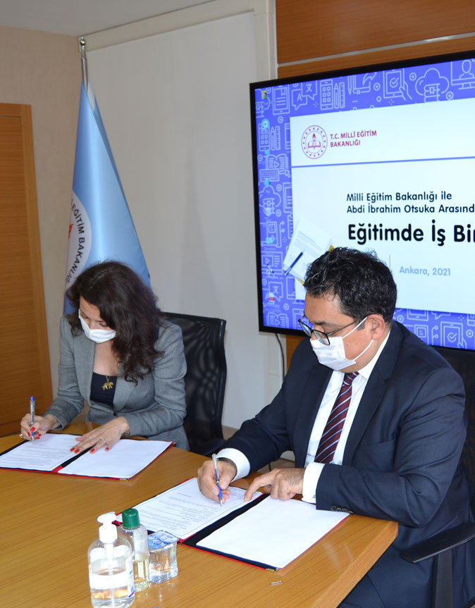 Milli Eğitim Bakanlığı, Abdi İbrahim Otsuka ile eğitim seferberliği için iş birliği protokolü imzaladı